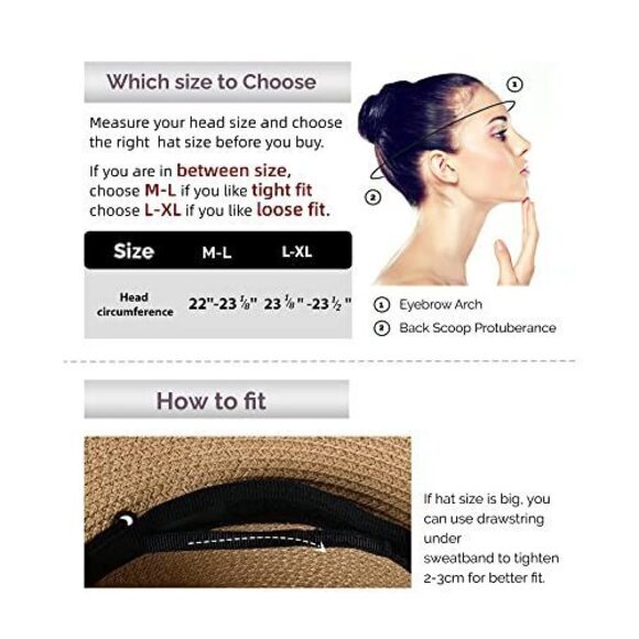 WOMENS WIDE BRIM SUN HAT WITH WIND LANYARD UPF SUMMER STRAW SUN HATS FOR WOMEN main image 4